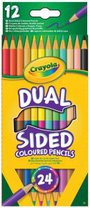 Crayola Dual Sided Pencils Hang Pack 12's