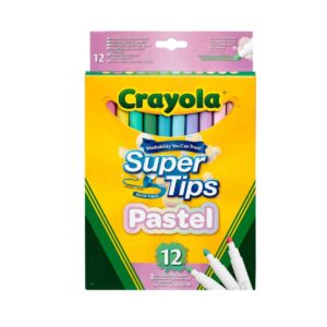 Crayola Pastel Supertips 12's Hang Pack