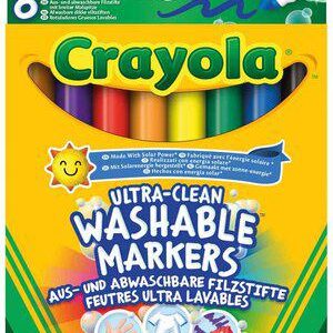 Crayola Ultraclean Washable Broad Markers Hang Pack 8's