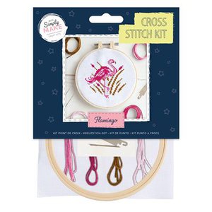 Cross Stitch Kit - Flamingo