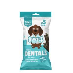 Denzel's Daily Dentals - Chicken, Peppermint & Decaf Green Tea 5 Pack 26.06.25)