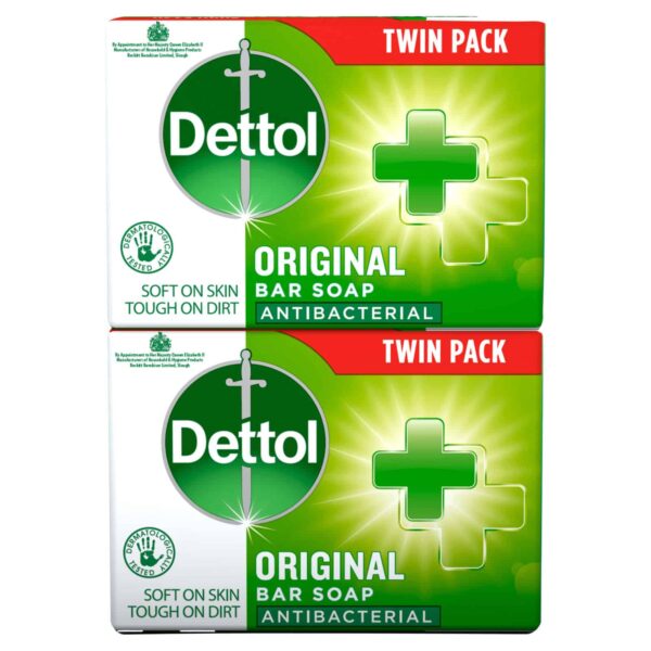 Dettol Anti-Bacterial Soap Twin Pack 2 x 100g