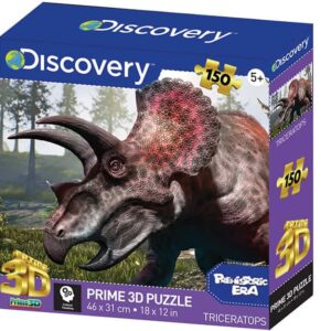 Discovery Prime Triceratops 150 Piece 3D Jigsaw Puzzle