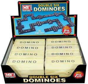 Dominoes In Wooden Box