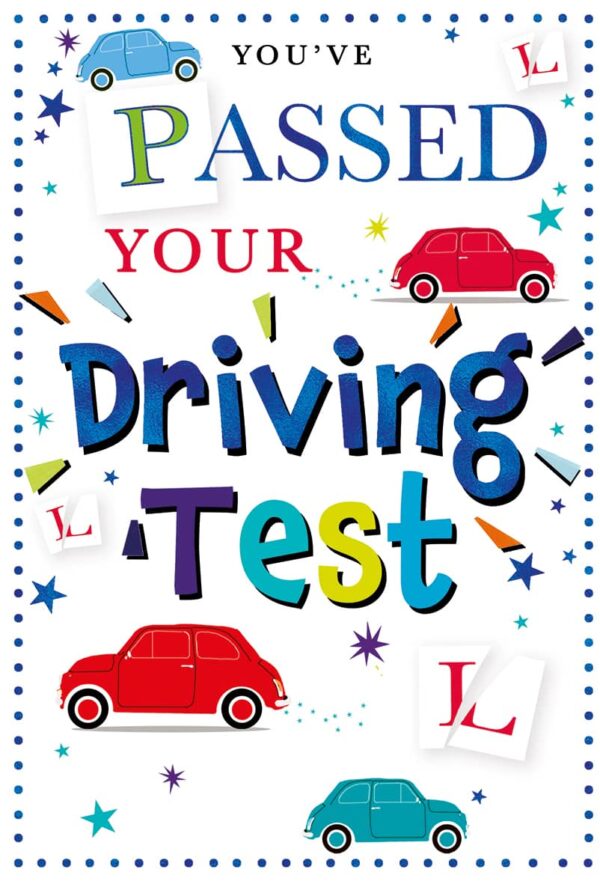 Driving Test Pass Card - Text