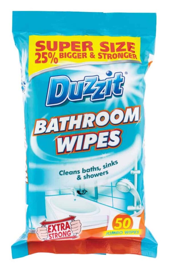 Duzzit Bathroom Wipes 50 Pack