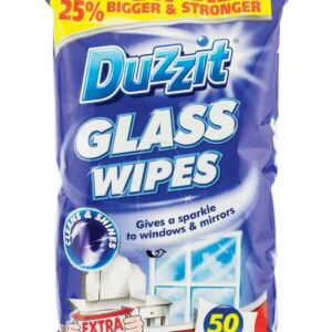 Duzzit Glass Wipes 50 Pack