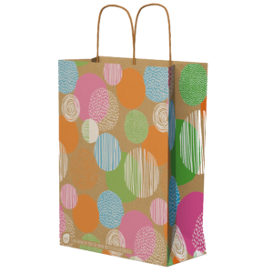 ECO Nature Large Gift Bag - Circles