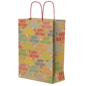 ECO Nature Large Gift Bag - Happy Birthday