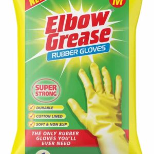 Elbow Grease Super Strong Rubber Gloves Medium 1 Pack