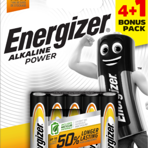 Energizer AAA Alkaline Power 5pk (4+1 Free)