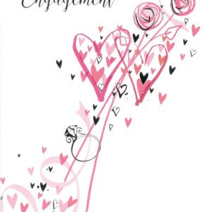 Engagement Card - Hearts