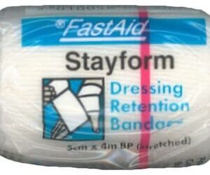 Fast Aid Stayform Bandage 5cm x 4m BP