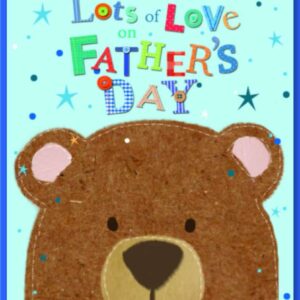 Father's Day Card Daddy - Brown Bear