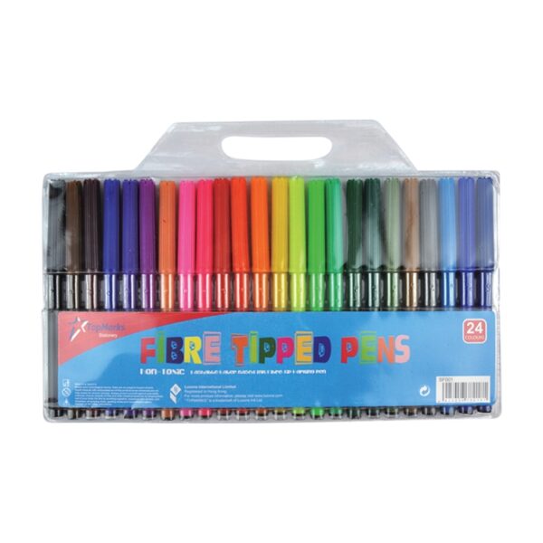 Fibre Tipped Pens 24pk