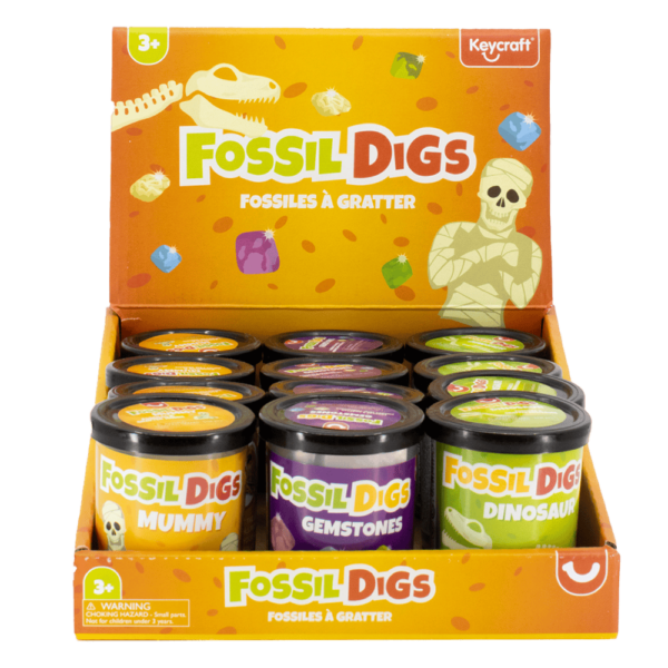 Fossil Dig in Tub Assorted CDU