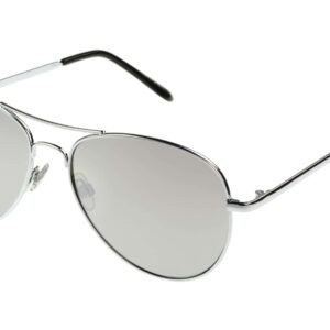 Foster Grant Sunglasses - Aviator - Shiny Silver