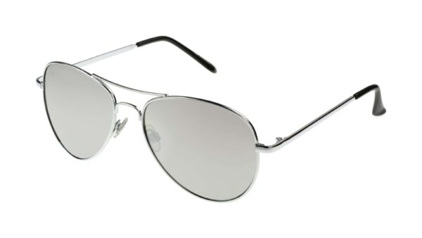 Foster Grant Sunglasses - Aviator - Shiny Silver