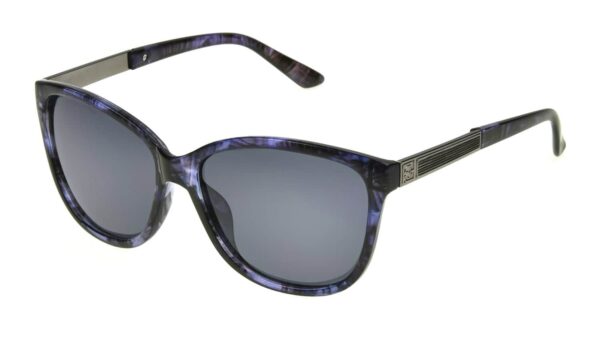 Foster Grant Sunglasses - Polarised - Cat Eye - Purple/ Pink Print