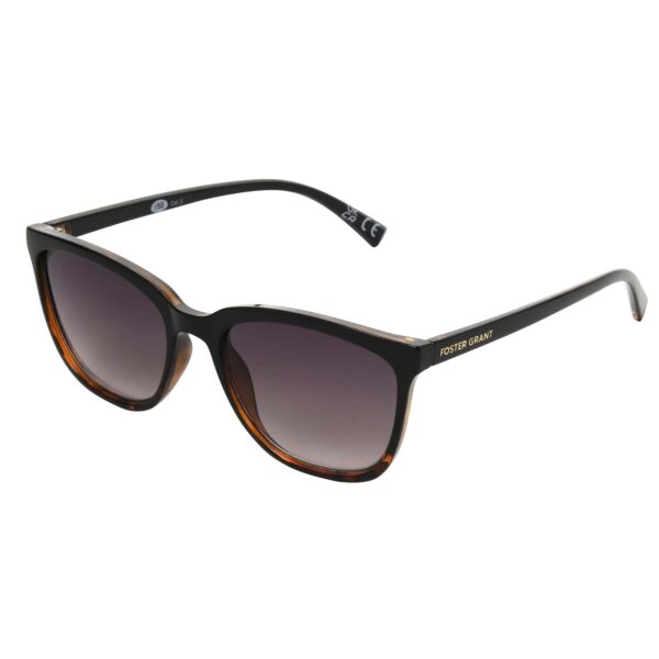 Foster Grant Sunglasses - Polarised - Cat Eye Shiny Black