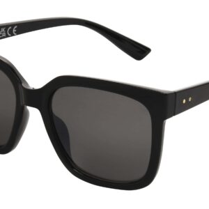 Foster Grant Sunglasses - Square - Solid Shiny Black