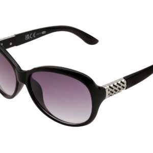 Foster Grant Sunglasses - Sunsentials - Womens Solid Shiny Black