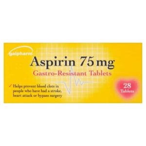 Galpharm 75mg Aspirin Tablets 28's