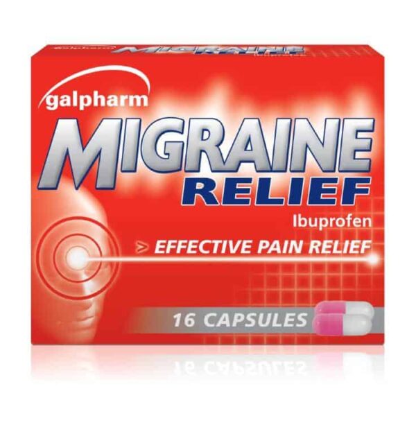 Galpharm Migraine Relief Caps 16's