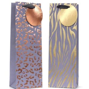 Gift Bag Bottle - Animal Print