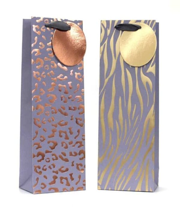 Gift Bag Bottle - Animal Print