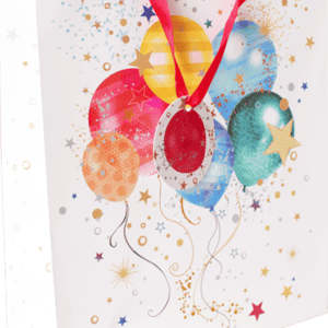 Gift Bag Large - Balloons W260 x H321 x D121mm