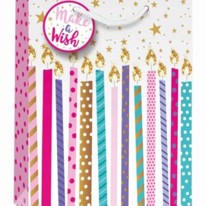 Gift Bag Large - Make A Wish W260 x H321 x D121mm