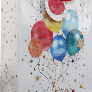 Gift Bag Medium - Balloons W215 x H265 x D100mm