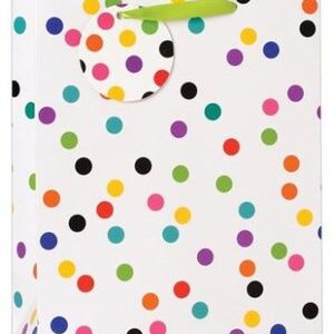 Gift Bag Medium - Bright Dots W215 x H265 x D100mm