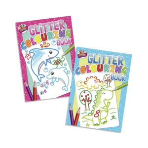 Glitter Colouring Book 2 Assorted Designs