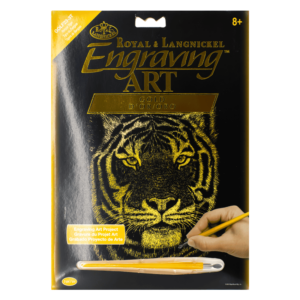 Gold Engraving Art - Bengal Tiger