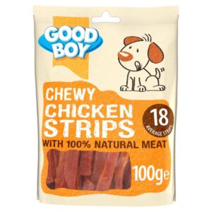 Good Boy Chewy Chicken Strips 100g CDU