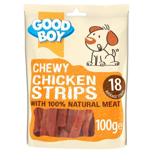 Good Boy Chewy Chicken Strips 100g CDU