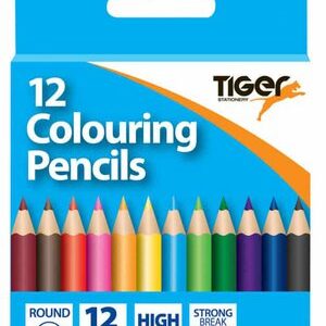 Half Length Colouring Pencils Hang Pack 12's