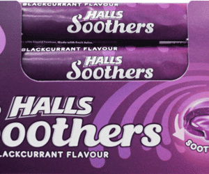 Halls Soothers Blackcurrant 45g