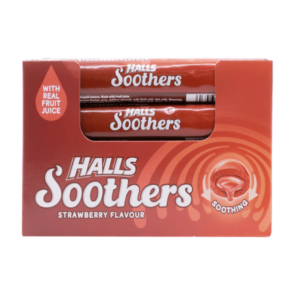 Halls Soothers Strawberry 45g