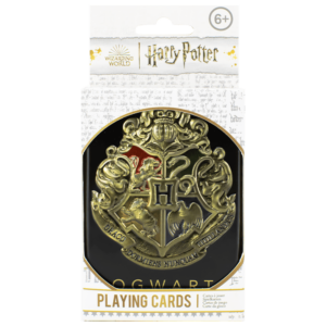 Harry Potter - Hogwarts Playing Cards in a Tin Black