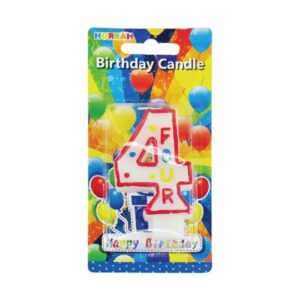 HB Number Candle 4