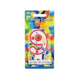 HB Number Candle 9