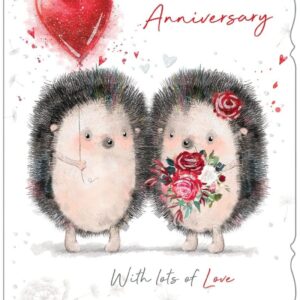 Husband Anniversary Card Size 274mm x 177mm