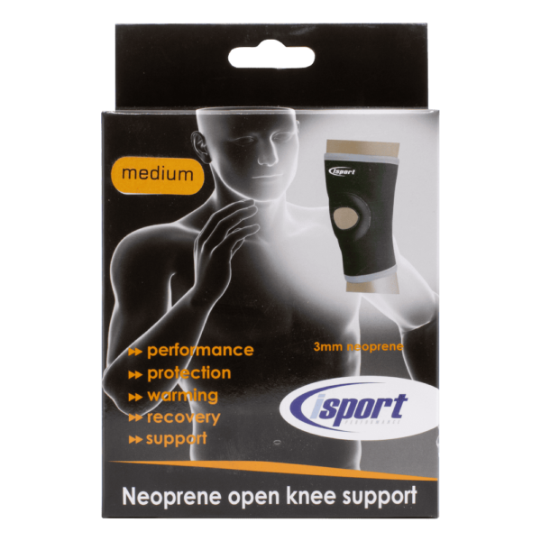 i-Sport Neoprene Knee Support Open Size Medium