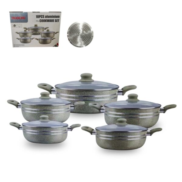 Induction Saucepan 10pcs 20/22/24/26/28cm