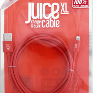 Juice XL USB - Lightning Connector Cable - Coral 2m