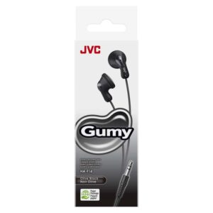 JVC Gumy Stereo Headphones Olive Black