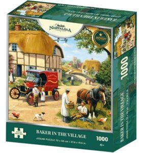 Kevin Walsh Nostalgia Baker In The Village 1000 Piece Jigsaw Puzzle